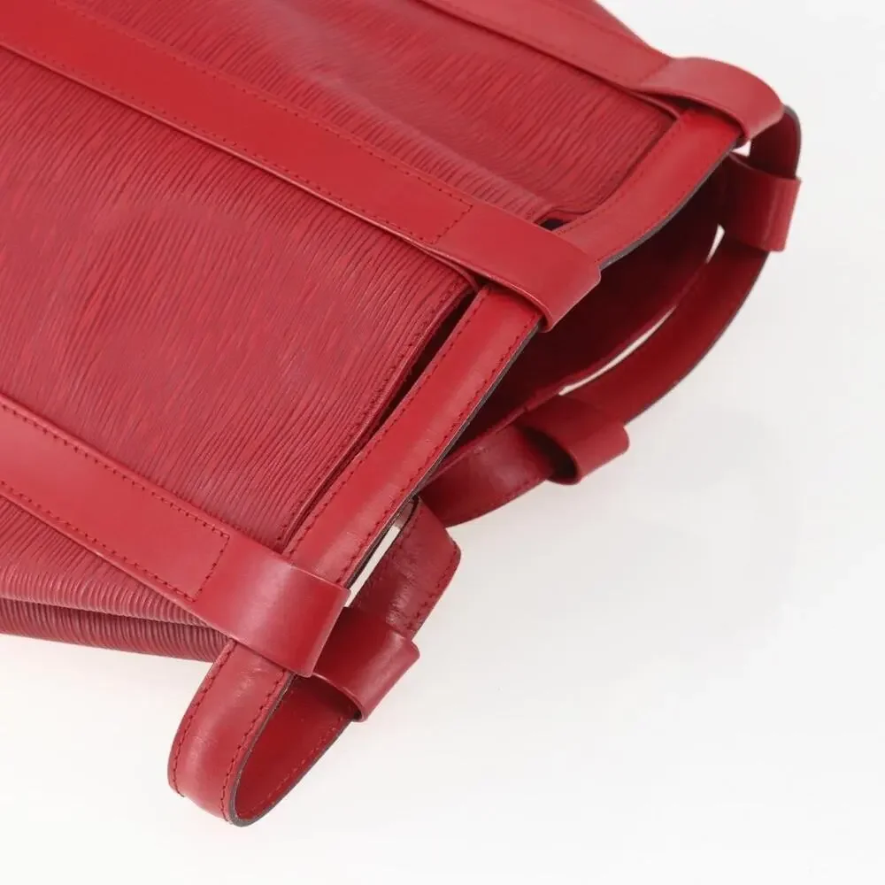 Louis Vuitton Epi Randonnee PM Shoulder Bag Red